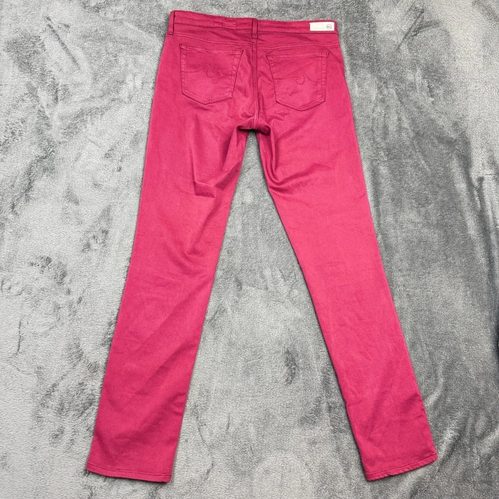 AG Adriano Goldschmied The Stilt Cigarette Leg Pink‎ Jeans Womens - Picture 11 of 15